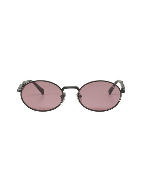 Prada SPR 65ZS ZVN-09T Oval Shape Pale Gold Dark Grey