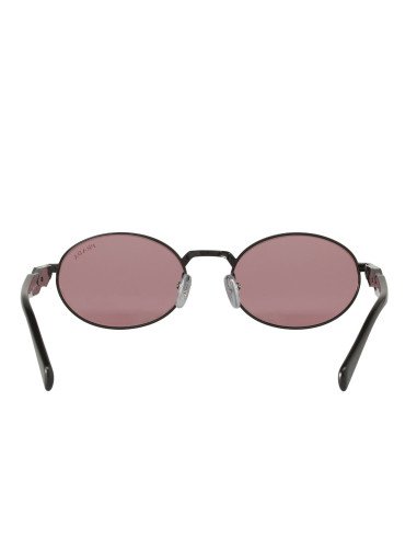 Prada SPR 65ZS ZVN-09T Oval Shape Pale Gold Dark Grey