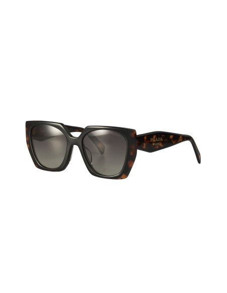 Prada SPR15W  389-0A7 Rectangle Shape Carey Negro