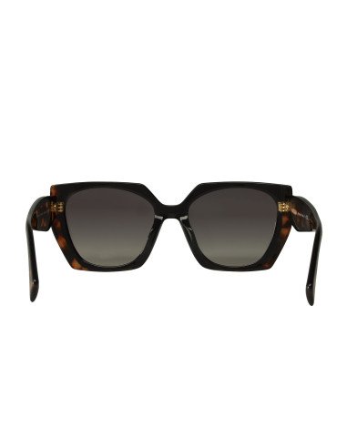Prada SPR15W  389-0A7 Rectangle Shape Carey Negro