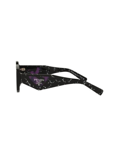 Prada SPR15Y-F 1AB-07Q Symbole abstract Vino Negro