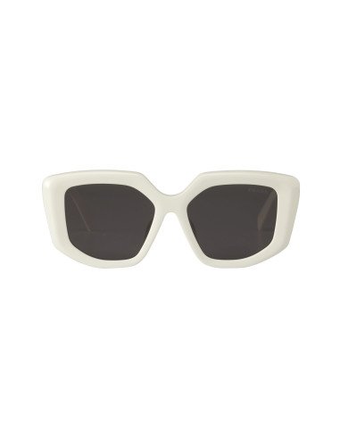 Prada SPR 14Z 142-5S0 Butterfly Shape Blanco Gris