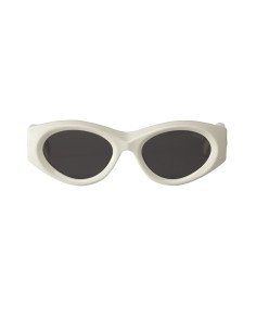 Prada SPR 20Z 142-5s0 Oval Shape Blanco Gris 2