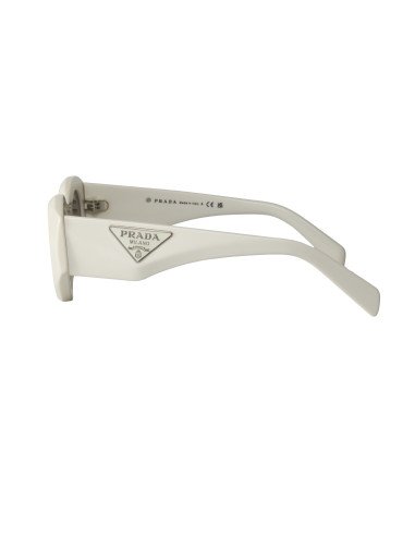 Prada SPR 20Z 142-5s0 Oval Shape Blanco Gris