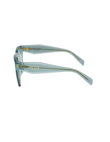 Prada SPR 24Z-F 15I-02F Square Shape Blue Gold