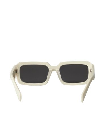 Prada SPR 27ZS 17K-08Z Square Shape White Silver