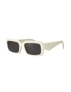 Prada SPR 27ZS 17K-08Z Square Shape White Silver