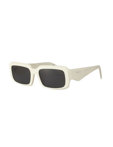 Prada SPR 27ZS 17K-08Z Square Shape White Silver