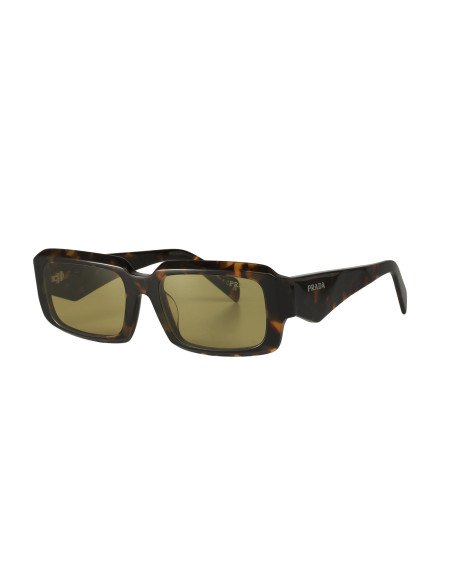 Prada SPR 27ZS 19J-09Z Square Shape Tortoise Gold