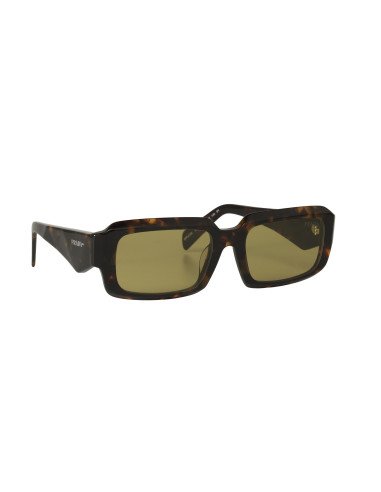 Prada SPR 27ZS 19J-09Z Square Shape Tortoise Gold