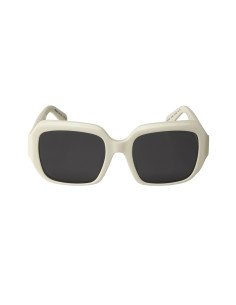 Prada SPR 28ZS 17K-08Z Square Shape White Silver 2