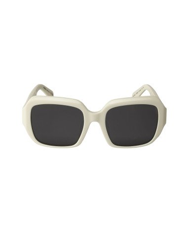 Prada SPR 28ZS 17K-08Z Square Shape White Silver