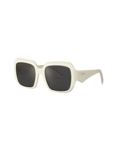 Prada SPR 28ZS 17K-08Z Square Shape White Silver