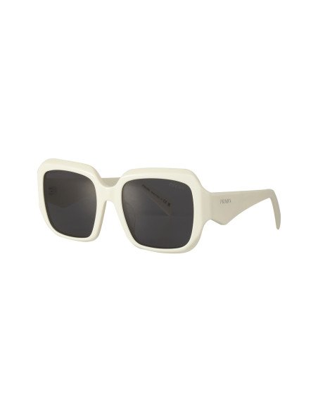 Prada SPR 28ZS 17K-08Z Square Shape White Silver