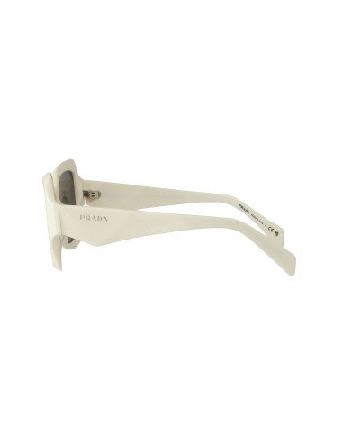 Prada SPR 28ZS 17K-08Z Square Shape White Silver