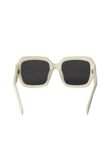 Prada SPR 28ZS 17K-08Z Square Shape White Silver