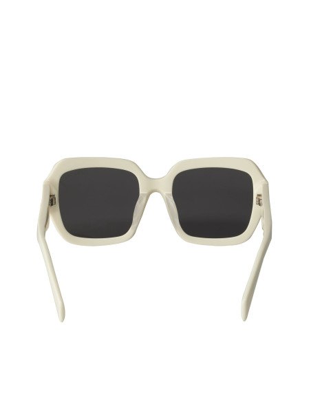 Prada SPR 28ZS 17K-08Z Square Shape White Silver