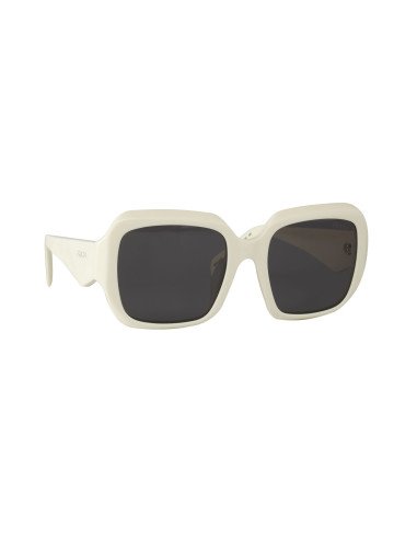 Prada SPR 28ZS 17K-08Z Square Shape White Silver