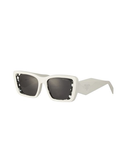 Prada SPR 08YS 02V-5S0 Oversized rectangular White