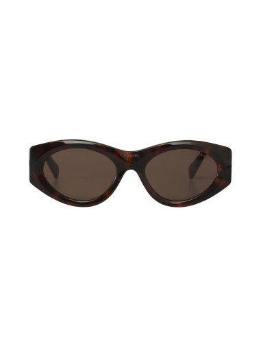 Prada PR 20ZS 2AU-06B Square Shape Cafe Carey