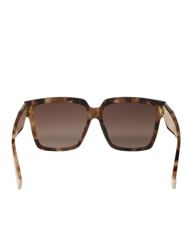 Prada SPR 24Z 07R-0A6 Square Shape Caramel Tortoise