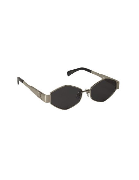 Celine CL40254U 16A Geometric Shape Gray Silver