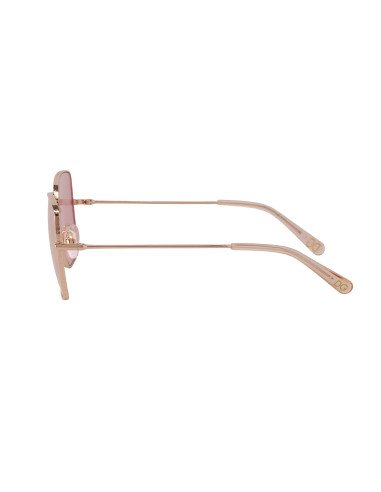 Dolce & Gabbana DG2242 12986F Square Shape Rosa Espejo Bronce