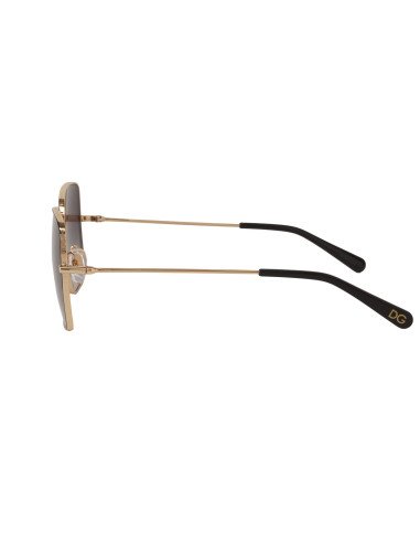 Dolce & Gabbana 1334/8G Square Shape Negro Degradado Dorado
