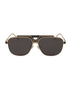 Dolce & Gabbana DG2256 1334/87 Aviator Square Negro Dorado 2
