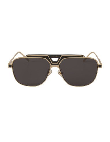 Dolce & Gabbana DG2256 1334/87 Aviator Square Negro Dorado