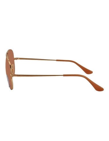 Ray Ban Rb3689 906447 New Aviator Cafe Polarizado Dorado | Sunnies.uno