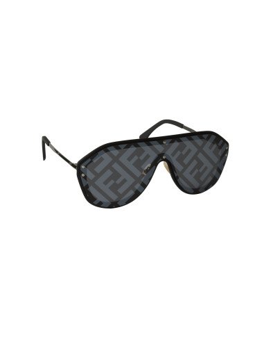 Fendi FF M0039/G/S V81/MD New Aviator Grey Black