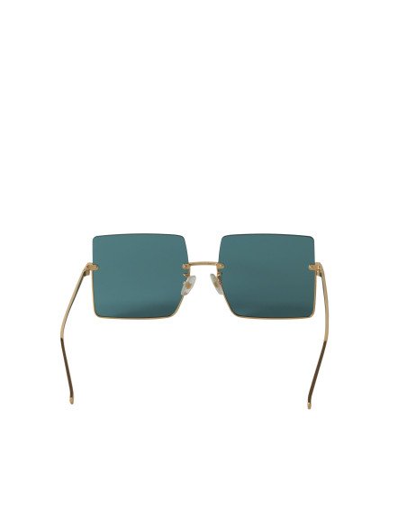 Fendi FF0401/S 000 Square Shape Gold Green Original
