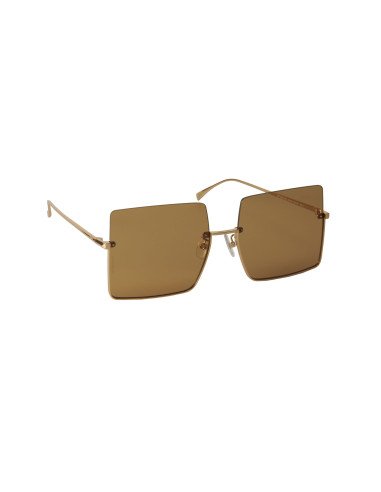 Fendi FF0401/S 001 Square Shape Gold Yellow Original
