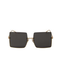 Fendi FF0401/S J5G Square Shape Gold Gray Original 2