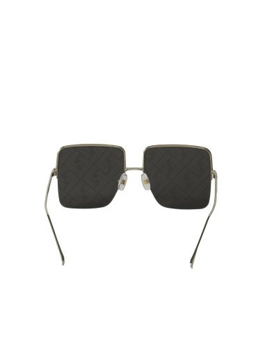 Fendi FF0422 00DE Square Shape Plata Espejo Gris