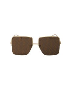 Fendi FF0422 DDB/3J Square Shape Cafe Espejo Dorado 2