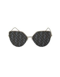 Fendi FF0423 DDB/A Eye Cat Shape Gris Espejo Plata 2