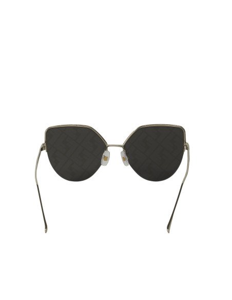 Fendi FF0423 DDB/A Eye Cat Shape Gris Espejo Plata
