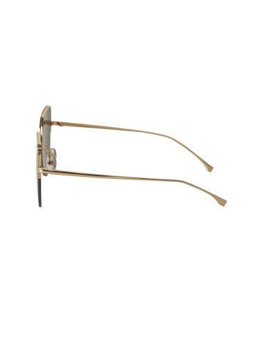 Fendi FF0423 J5G/F Eye Cat Shape Cafe Espejo Dorado