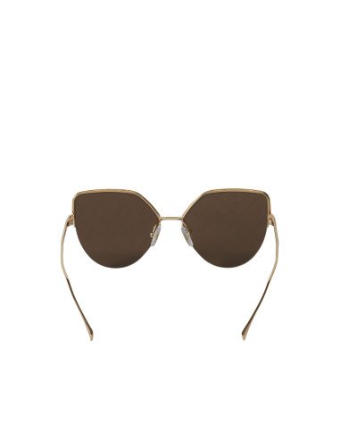 Fendi FF0423 J5G/F Eye Cat Shape Cafe Espejo Dorado