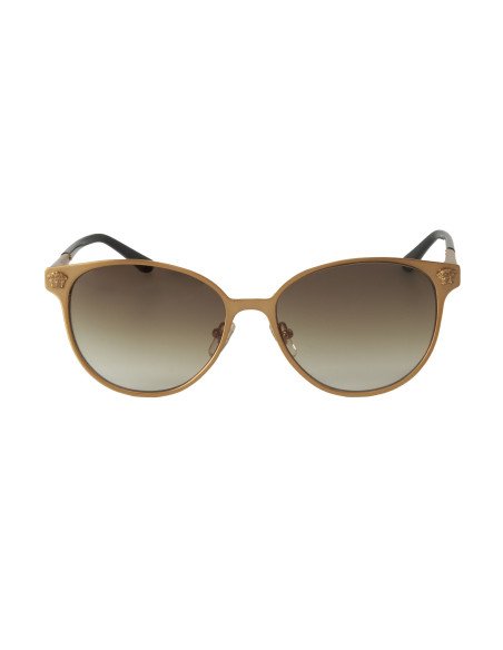 Versace Ve2168 1339/13 Round Metal Dorado Cafe degradado