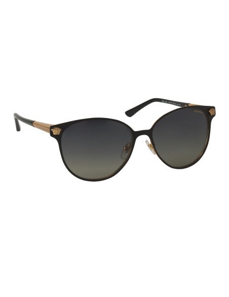 Versace Ve2168 1377/T3 Round Metal Dorado Negro Degradado | Sunnies.uno