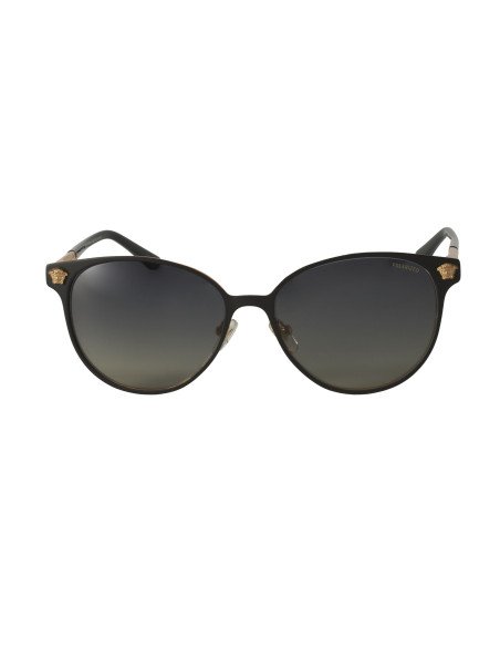 Versace Ve2168 1377/T3 Round Metal Dorado Negro Degradado | Sunnies.uno