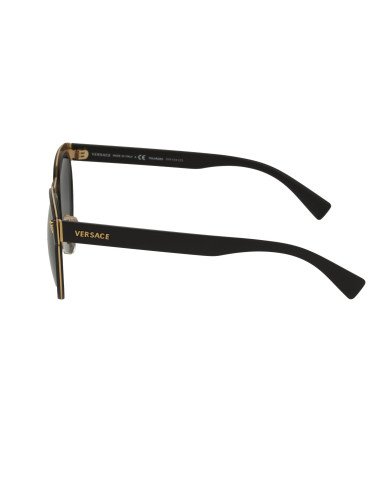 Versace VE2198 1002/T3 Round Negro Gris degradado Polarizado