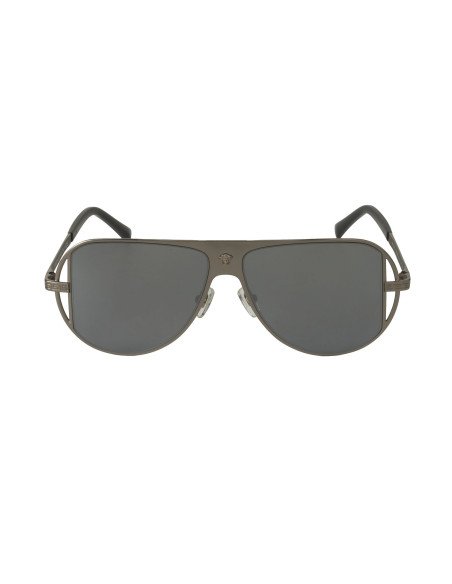Versace VE2212 1001/6G Aviator Plata Espejo Gris Original