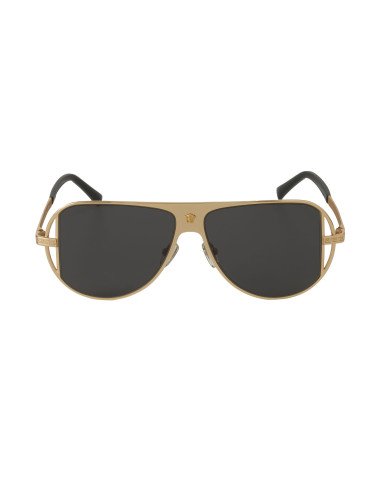 Versace VE2212 1002/87 Square Aviator Negro Dorado Clasico