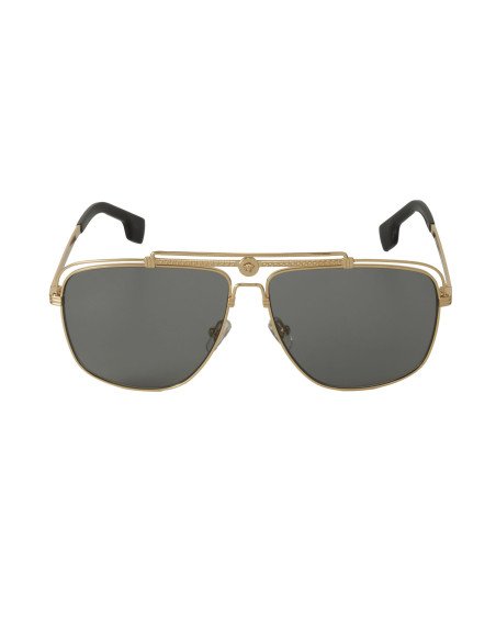 Versace VE2242 12526G New Aviator Grey Mirror Gold