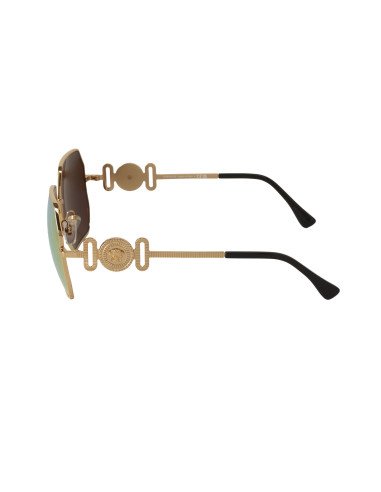 Versace VE2248 10027P Square Shape Gold Polarized