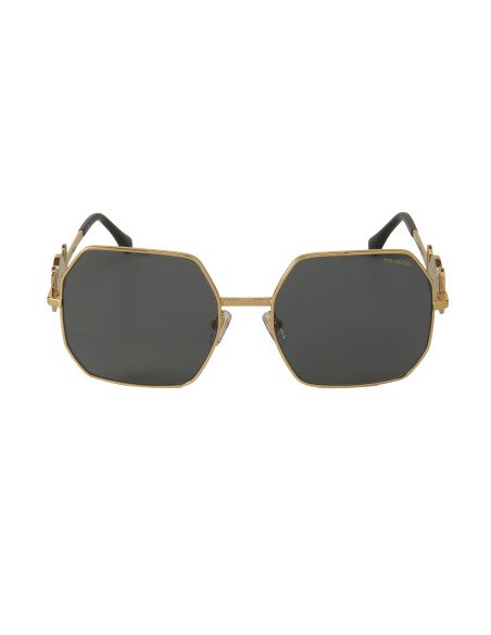 Versace VE2248 100281 Square Shape Gold Polarized